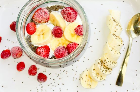 Chia Pudding mit Toppings